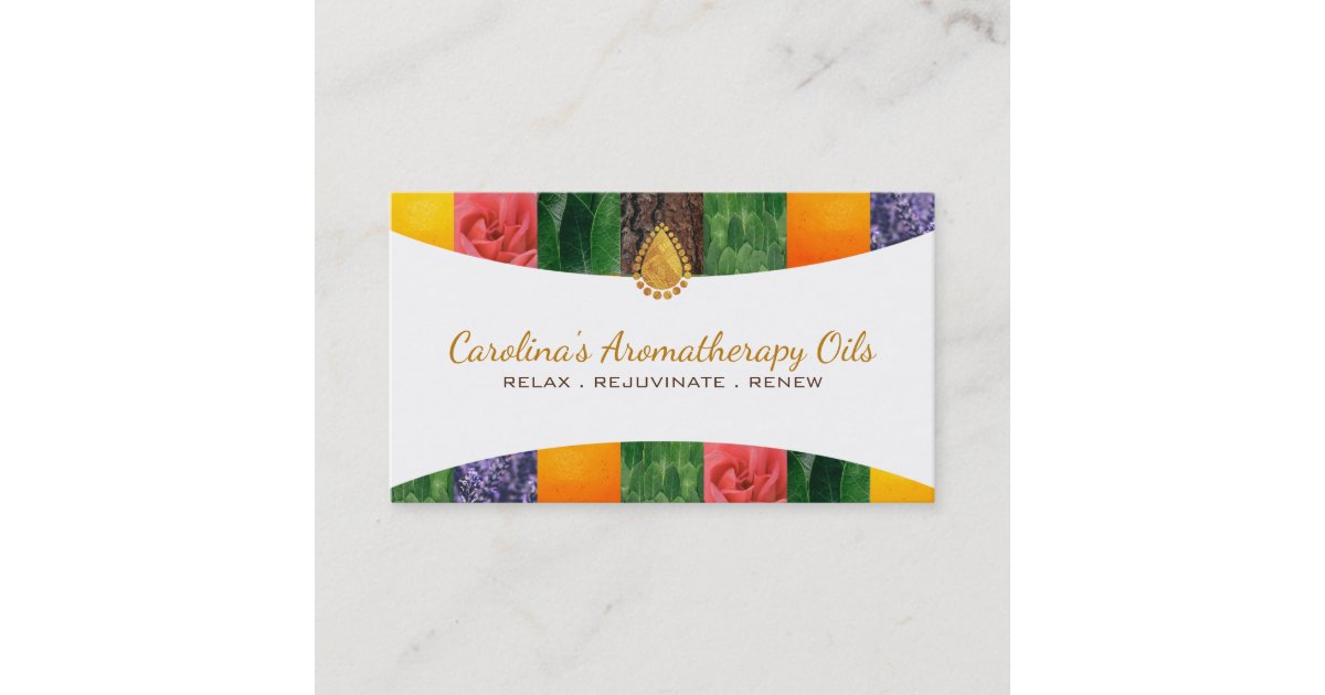 Aromatherapy Oils Slogans Business Cards Zazzle