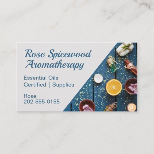 Aromatherapy Spa Skincare Business Card