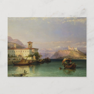 Arona and the Castle of Angera, Lake Maggiore, 185 Postcard