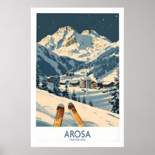 Arosa Ski Print - Switzerland 1