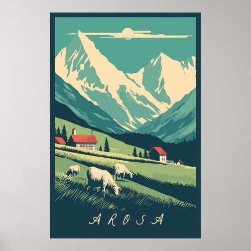 Arosa Switzerland  Poster