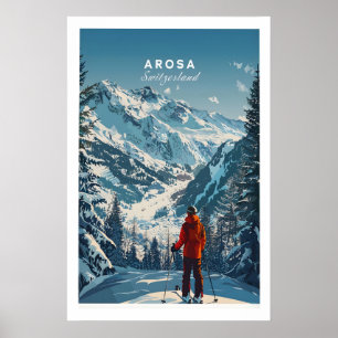 Arosa Travel Poster - Switzerland 1