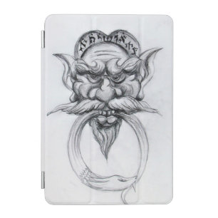 AROT/ANTIQUE FANTASY GROTESQUE MASK Black White iPad Mini Cover