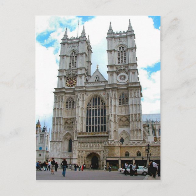Around Britain,    Westminster Abbey Postcard (Front)