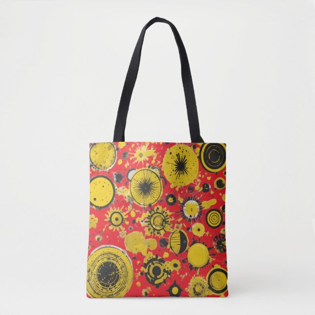 Around circle splats tote bag (Front)