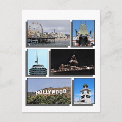 Around Los Angeles California Postcard