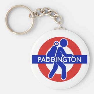 Around Paddington Station, London, England Keychain