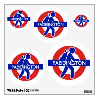 Around Paddington Station, London, England Wall Decal