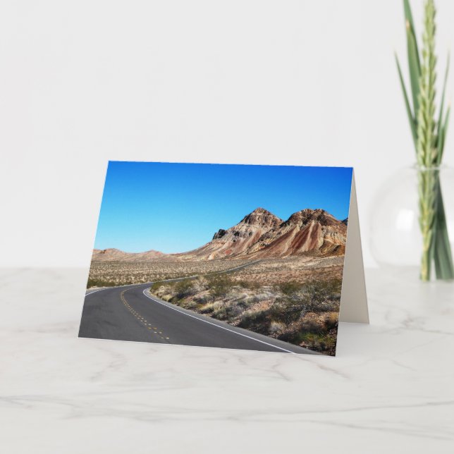 Around the Bend, Landscape Blank Inside Greeting Card (Front)