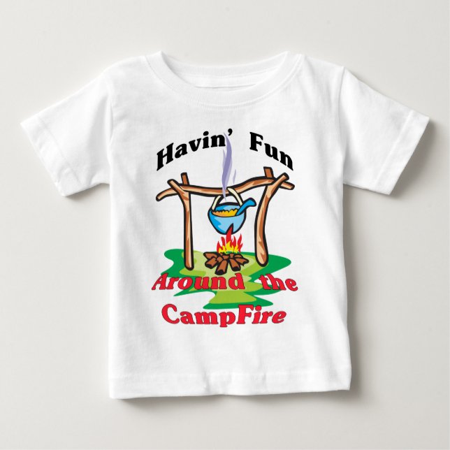Around the Campfire Baby T-Shirt (Front)