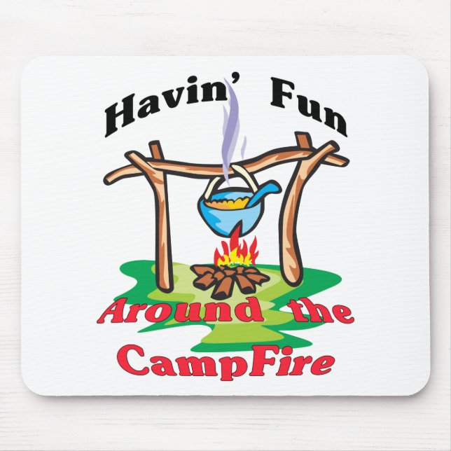 Around the Campfire Mouse Pad (Front)