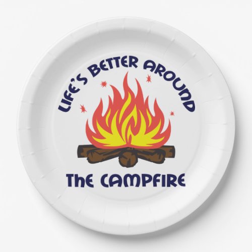 Around the Campfire Paper Plates