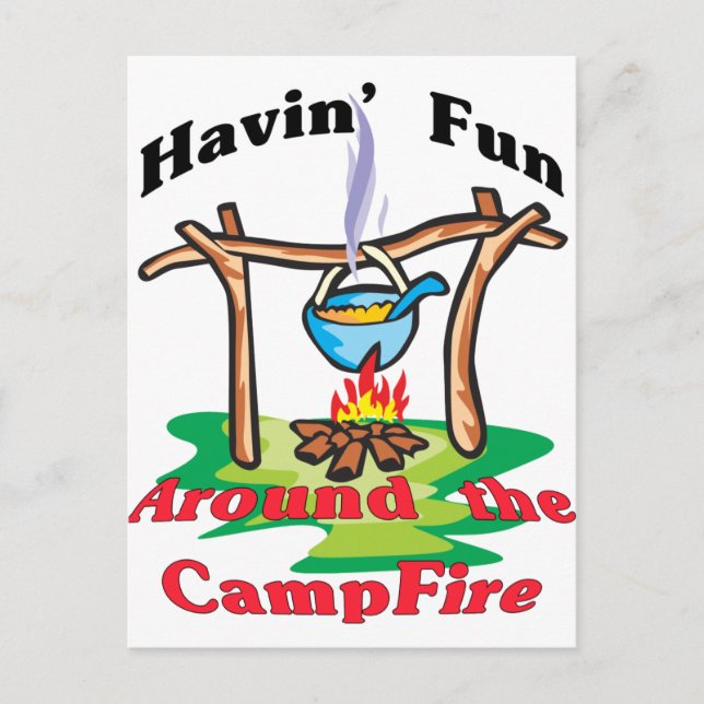 Around the Campfire Postcard (Front)