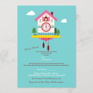 Around the Clock Bridal Shower Invitation
