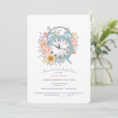 Around the Clock Bridal Shower Invitation (Standing Front)