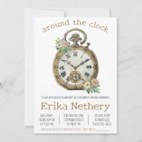 Around the Clock Themed Bridal Shower
