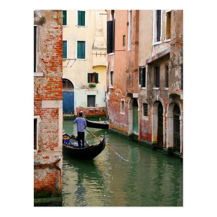 Around the Corner Gondolier Postcard