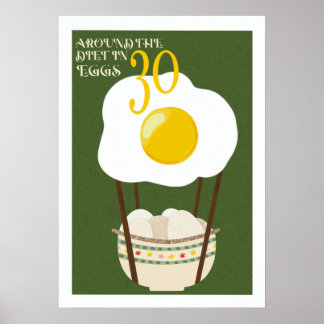 Around The Diet In 30 Eggs Poster