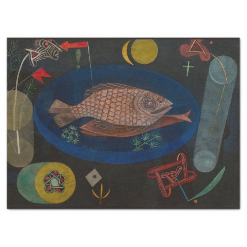 AROUND THE FISH BY PAUL KLEE TISSUE PAPER