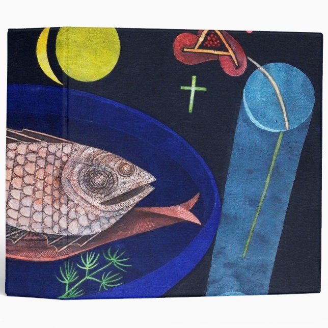 Around the Fish, Paul Klee 3 Ring Binder (Front/Spine)