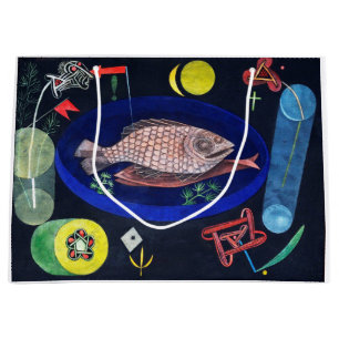 Around the Fish, Paul Klee Large Gift Bag