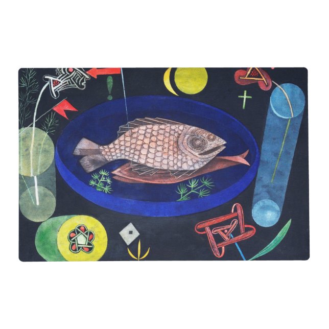 Around the Fish, Paul Klee Placemat (Front)