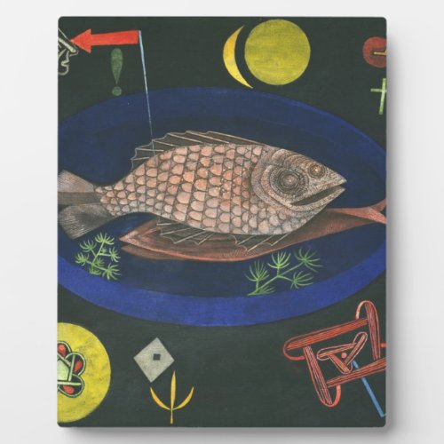 Around the Fish Paul Klee Plaque