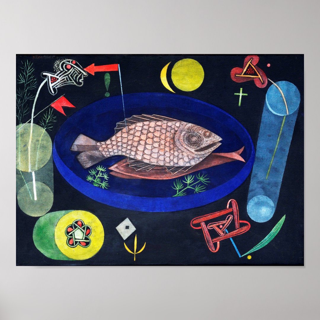 Around the Fish, Paul Klee Poster | Zazzle