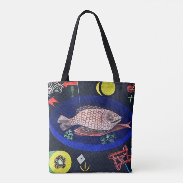 Around the Fish, Paul Klee Tote Bag (Back)
