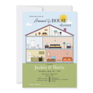 Around the House Bridal Shower Invitation