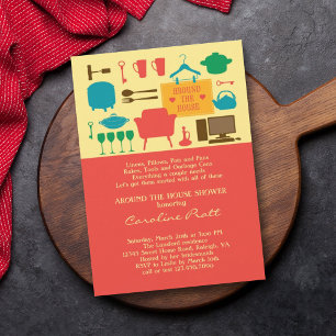 Around The House Bridal Shower Invitation