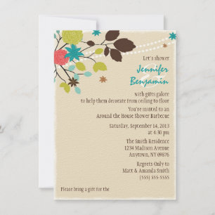 Around the House Couples Wedding Shower Invitation