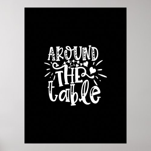 around the table poster