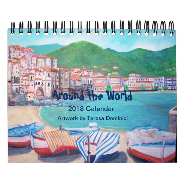 Around the World , 2018 Calendar (Cover)