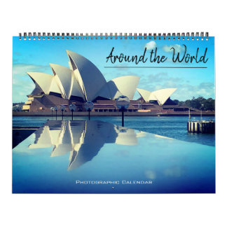 around the world 2027 (with locations) large calendar