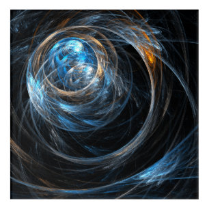 Around the World Abstract Art Acrylic Print