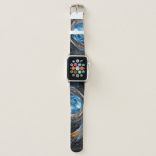 Around the World Abstract Art Apple Watch Band