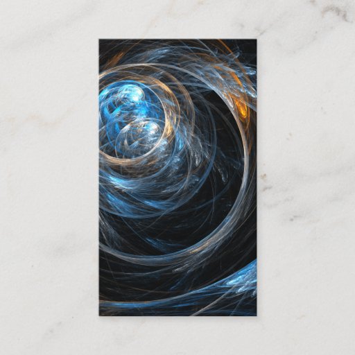 Customizable Around the World Abstract Art Business Card