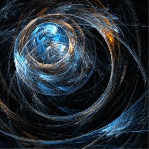 Around the World Abstract Art Cutout