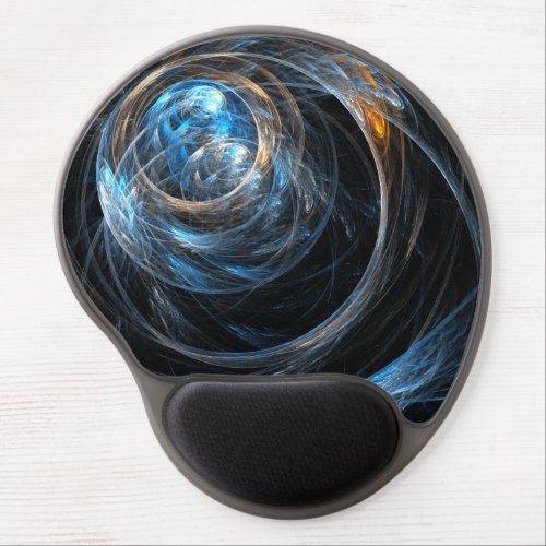 Around the World Abstract Art Gel Mousepad