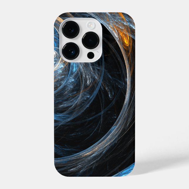 Around the World Abstract Art iPhone Case (Back)