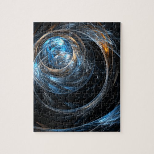 Around the World Abstract Art Jigsaw Puzzle