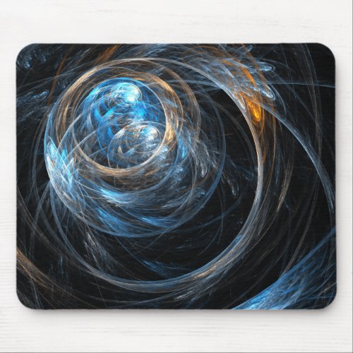 Around the World Abstract Art Mousepad