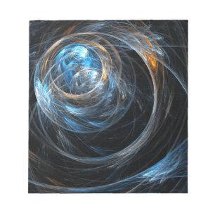 Around the World Abstract Art Notepad