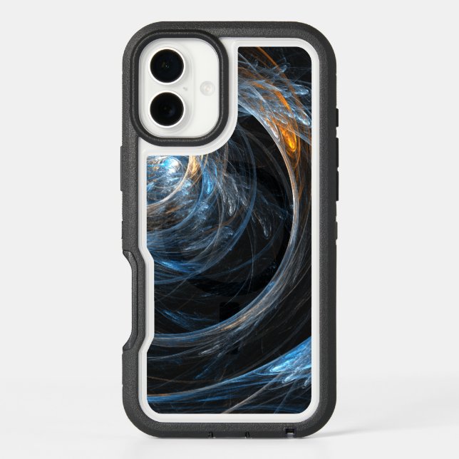 Around the World Abstract Art Otterbox iPhone Case (Back)