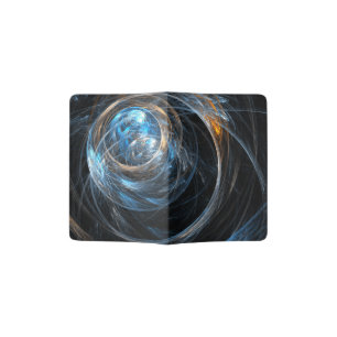 Around the World Abstract Art Passport Holder