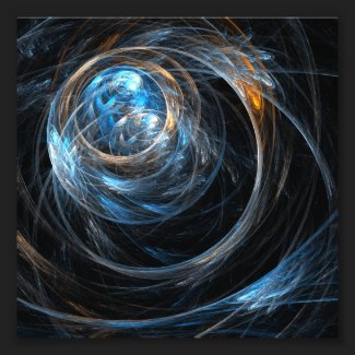 Around the World Abstract Art Photo Print