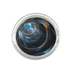 Around the World Abstract Art Ring