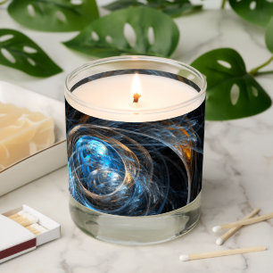 Around the World Abstract Art Scented Candle