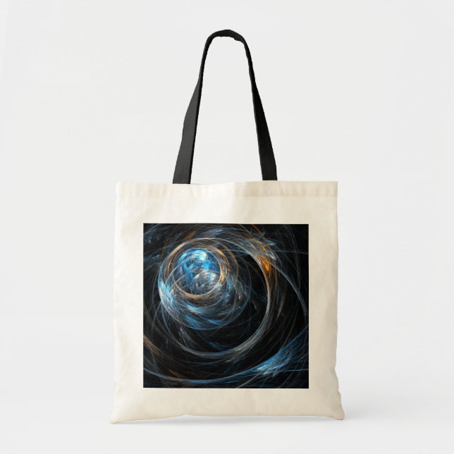 Around the World Abstract Art Tote Bag (Front)